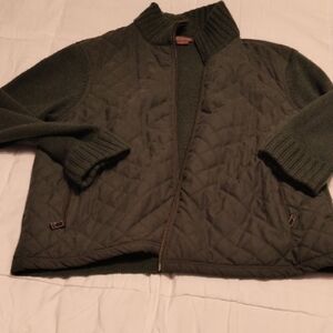 Michael Kors Forest Green Quilted Jacket